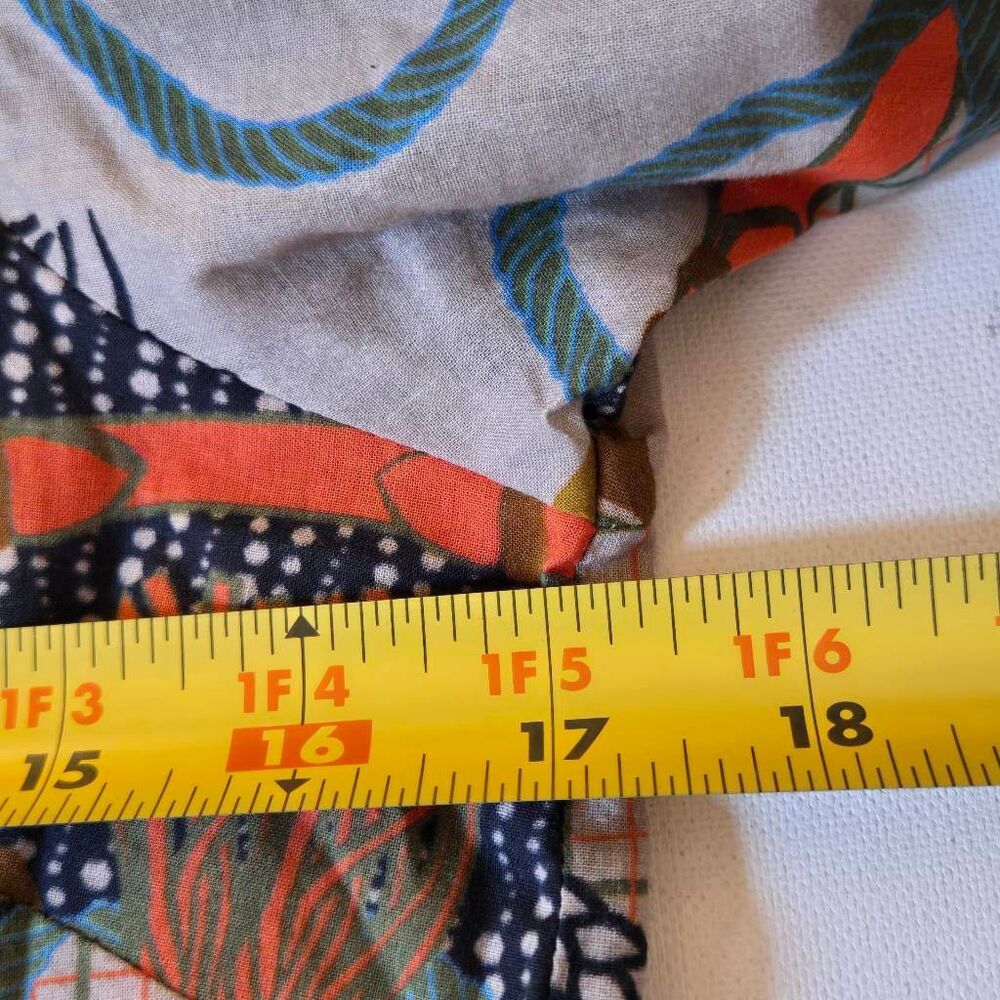 Gretchen Scott 3/4 Sleeve Button Up Boyfriend Blouse Multicolor Size Shrimp (XS) - Picture 8 of 10